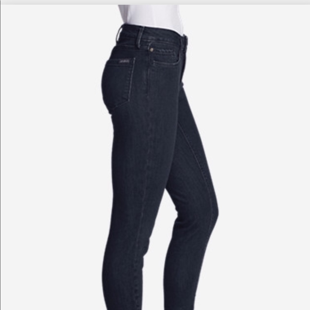 Eddie Bauer Slightly Curvy Skinny Jeans Dark 8T - Picture 3 of 7